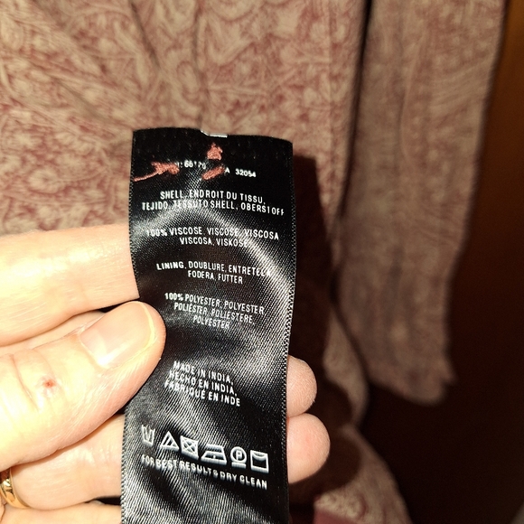 Anthropologie Floreat Kalala Peasant Maxi Dress Ladies 2 Embroidered Peasant - Picture 5 of 7